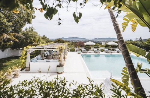 Ibiza Town Villa | Luxury villa in Ibiza with pool, ibiza vacation villa with pool and view