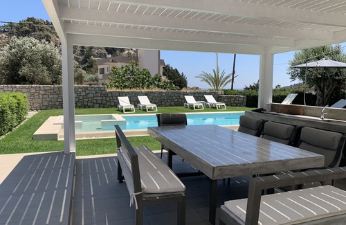 Kalithies Villa | Luxury Villa with pool in an authentic, Greek village. Close to Faliraki & beach