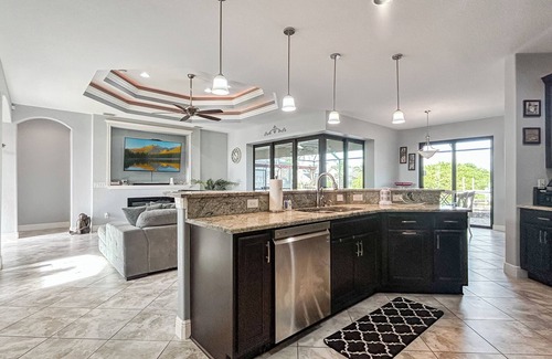 South Gulf Cove House | Luxury Waterfront Home With Private Heated Pool & Hot Tub Near Beaches