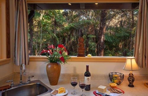 Volcano House | MAGICAL & COZY GEM! BIRDS, HUGE FERNS ABOUND IN NATIVE RAINFOREST. SO QUIET.