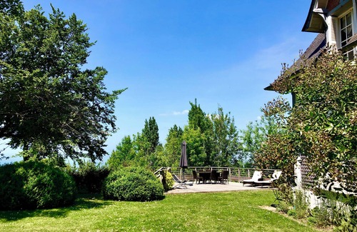 Villerville House | Magnificent Normande 5 min from Deauville! Sea view - Walking distance to the beach - Large garden