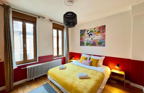 Sainte-Anne - Faubourg Noyon House | Maison 3ch - Cinéma - Game Room - Parking - Gare