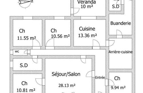 Chateau-d'Olonne House | Maison rénovée avec grand jardin, proche des Sables-d'Olonne, 4 chambres, terrasse et Wifi - FR-1-426-187