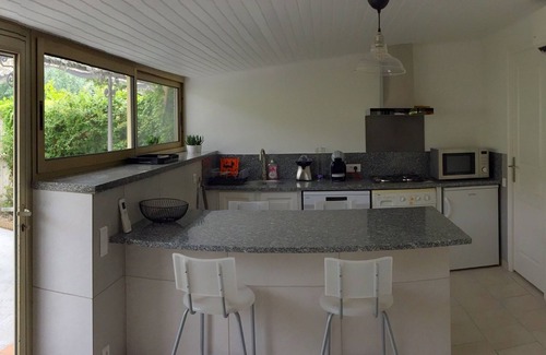 Grand Sud House | Maisonnette with swimming pool access, on the campsite
