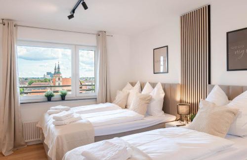 Ludwigsburg Apartment | Malu Rooms - Über den Dächern der Stadt, Zentrum, Panorama, Terrasse, höchste FeWo der Stadt