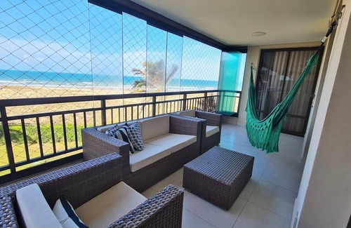 Aquiraz Apartment | Mandara Lanai Completo Frente Mar Com Vista Incrível (3 suítes, 142m)