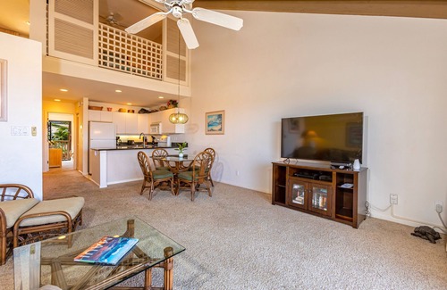 Kihei Condo | Maui Kamaole #L-203 Full Ocean View, A/C Throughout, Wifi, Great Location