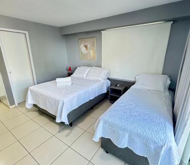 Cabo Branco Hotel | Melhores Flats - Maravilhosa varanda frente ao mar