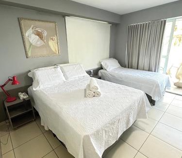 Cabo Branco Hotel | Melhores Flats - Maravilhosa varanda frente ao mar