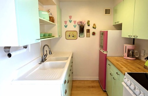 Downtown Anchorage Apartment | Mid Century Retro Top Floor Studio in Downtown Anchorage with Views