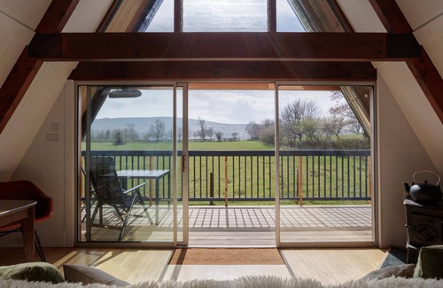 Huntly Cabin | Midpark is a chic A-Frame nestled in the romantic scenery of the Deveron valley. Relax and feel refr