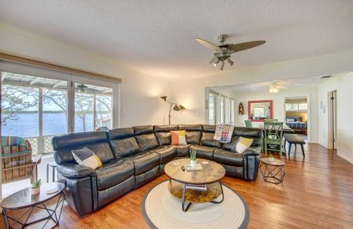 Mineola House | Mineola Lake House with Dock and Fire Pit!