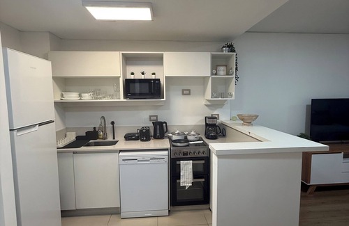 Chacarita Condo | Minimalist 1-bedroom condo in cool Palermo Buenos Aires with fitness room, WiFi