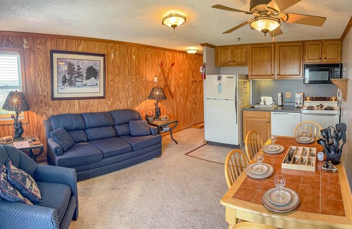 Snowshoe Condo | ML 342: Ballhooter views from this delightful, bike-in/out 1BR!