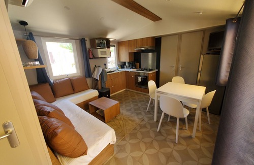 Montendre House | Mobil-home 4/6p quiet property 20 min from Jonzac. Ideal for curists.