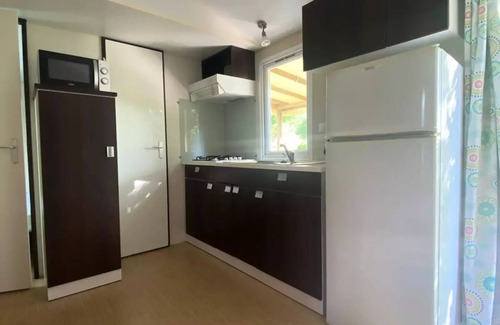 Saint-Pompont House | Mobilheim 3 Schlafzimmer - Freie Terrasse (Etagenbetten) 6 Personen