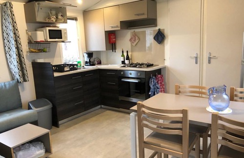 Coulanges House | Mobilhome 2 bedrooms 32m2 4 star campsite swimming pool, pond at the gates of the castles