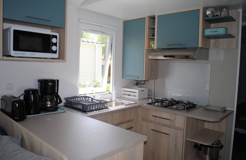 Onzain House | Mobilhome AMIRA vue sur étang camping 4* proche zoo Beauval châteaux de la Loire