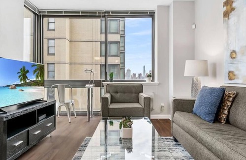 Hudson Exchange Apartment | Modern 2BR | Business Center | Near PATH by GLS