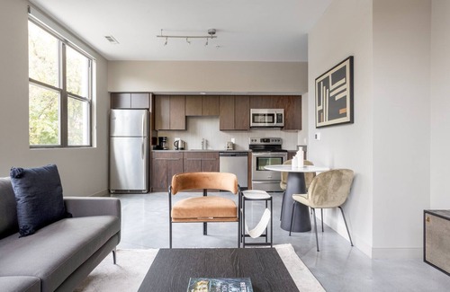 Commonwealth Apartment | Modern Allston 1BR w/Gym & W/D, nr Griggs T, by Blueground