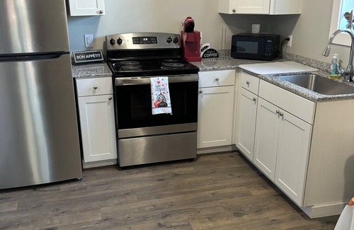 Oswego Apartment | Modern Comforts: Discover the Best of Oswego from Our Stylish Retreat!