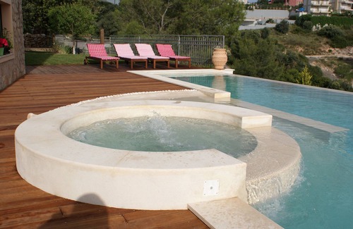 Theologos Villa | Modern, Family Friendly & Peaceful Villa with 15m long Infinite Private Pool & J
