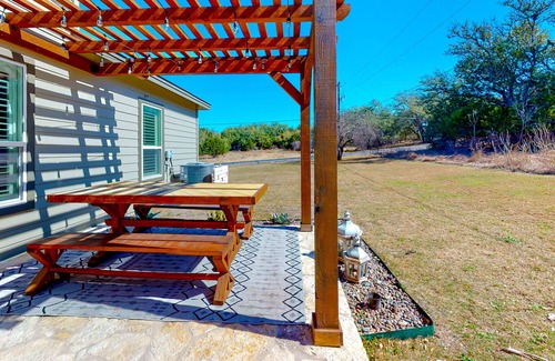 Spicewood House | Modern home with foosball table, backyard lounge & pool - close to the lake