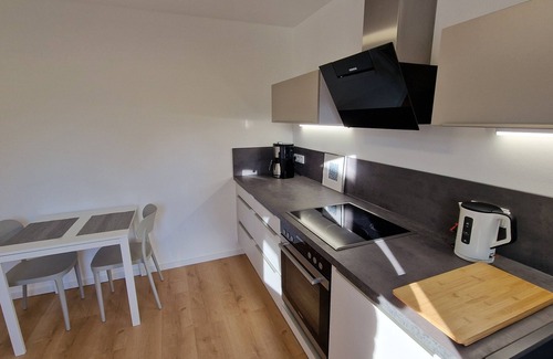 Wilnsdorf Apartment | Modern, newly built vacation apartment with large covered balcony and view