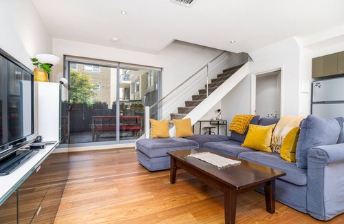 City West Apartment | Modern Two-Story City Pad With Pool, Gym & Sauna