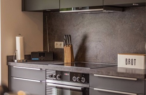 Nordhorn House | Modern vacation home with sauna, whirlpool, fireplace and large terrace