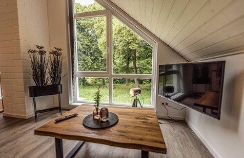 Nordhorn House | Modern vacation home with sauna, whirlpool, fireplace and large terrace