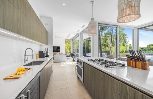 Leeward Settlement Villa | Modern villa-Canalfront w/private pool and firepits