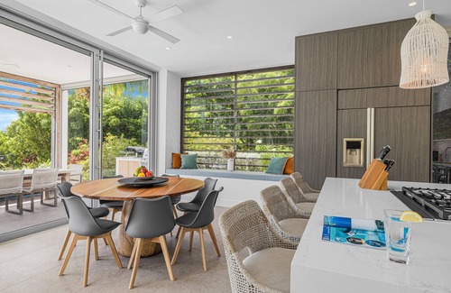Leeward Settlement Villa | Modern villa-Canalfront w/private pool and firepits