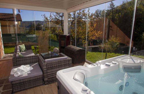 Monghidoro Villa | Modern Villa with heated jacuzzi,sauna,panoramic view,close to Tuscany