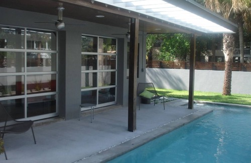 Savannah Beach House | Modernist Home, Private Pool open year round, 2 Blocks to Beach