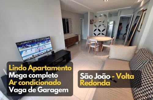 Sao Joao Apartment | Moderno Apt Ar Garagem 2qts São João Volta Redonda