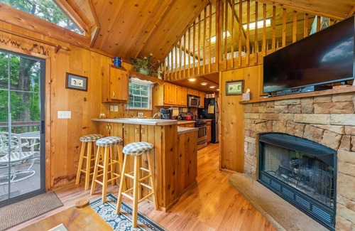 Candler Cabin | Mountain View Cabin near Asheville at Engadine Inn & Cabins, Pet-Friendly