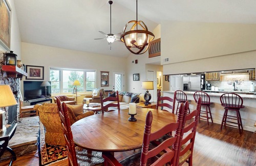 Sugar Mountain House | Mountain-view home with private outdoor areas, foosball & W/D