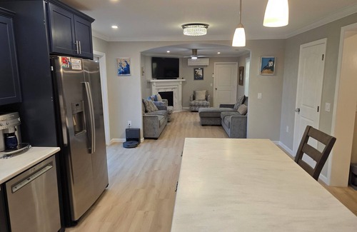 Manset House | Mountain view home - views of Acadia mountains and harbor on the edge of town
