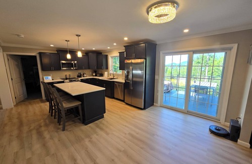 Manset House | Mountain view home - views of Acadia mountains and harbor on the edge of town