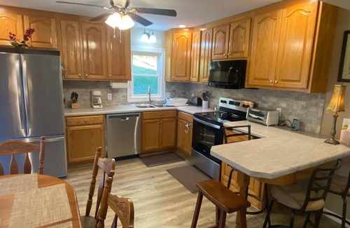 Sparta House | Mtn Secret Farm House, Privacy, River, Firepit, Deck, Fishing, Hiking, Outdoors.