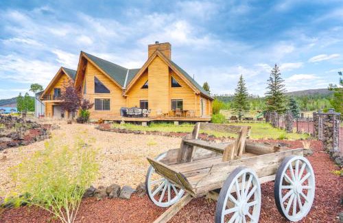 Mammoth Creek House | Mtn Views and Fall Colors Panguitch 1-Acre Estate!