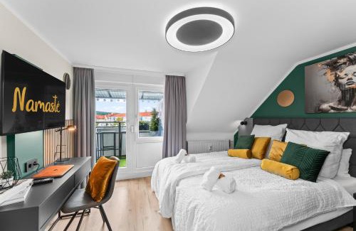 Bamberg Apartment | NAMASTÉ Homes - Ferienwohnung mit Balkon - Garage