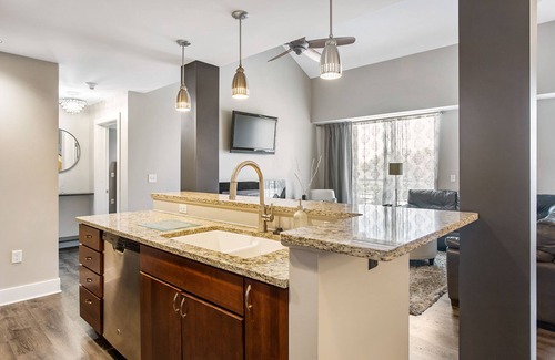 Grand Haven Condo | NEAR DOWNTOWN LARGE CONDO Sleeps 8 ~ 4BR With Private Balconies ~ 3 Full Baths