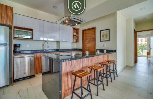 Nuevo Vallarta Apartment | New 2 BR Condo One Street From Beach - Pool - Gym