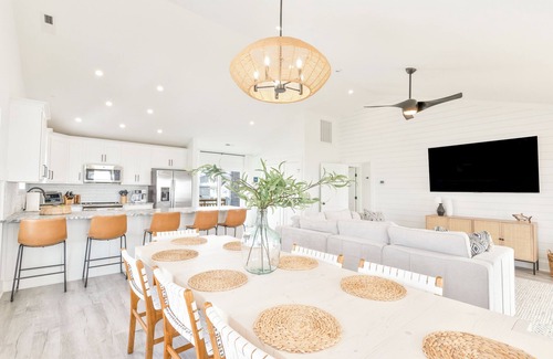 Surf City House | NEW 2nd ROW HOME, UNOBSTRUCTED OCEAN VIEWS, NEAR BEACH ACCESS, SLEEP 10,ELEVATOR