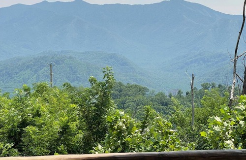 Chalet Village North Cabin | NEW CABIN! Mountain VIEWS, HUGE DECKS, Awesome Game Room And Fire Pit!