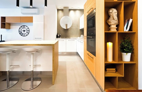 Vitosha District Condo | New Designer Apt | Gated Parking, EV Charger, Patio