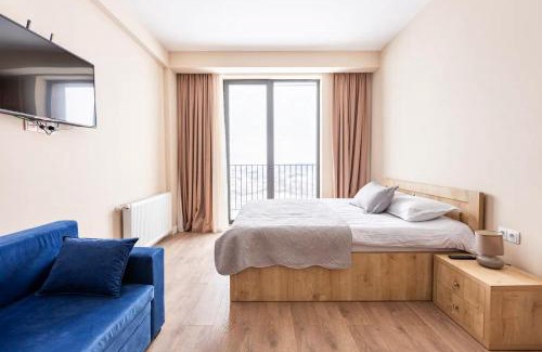 Kazbegi Apartment | New Gudauri, Alpic - Ski Resort at Your Doorstep - Stylish & Comfy Ski Apartment with ski-depot and Stunning Mountain Views