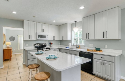Butler Beach House | New Lighthouse - Spacious Home Near the Beach with Pool & Heated Spa! King Beds!
